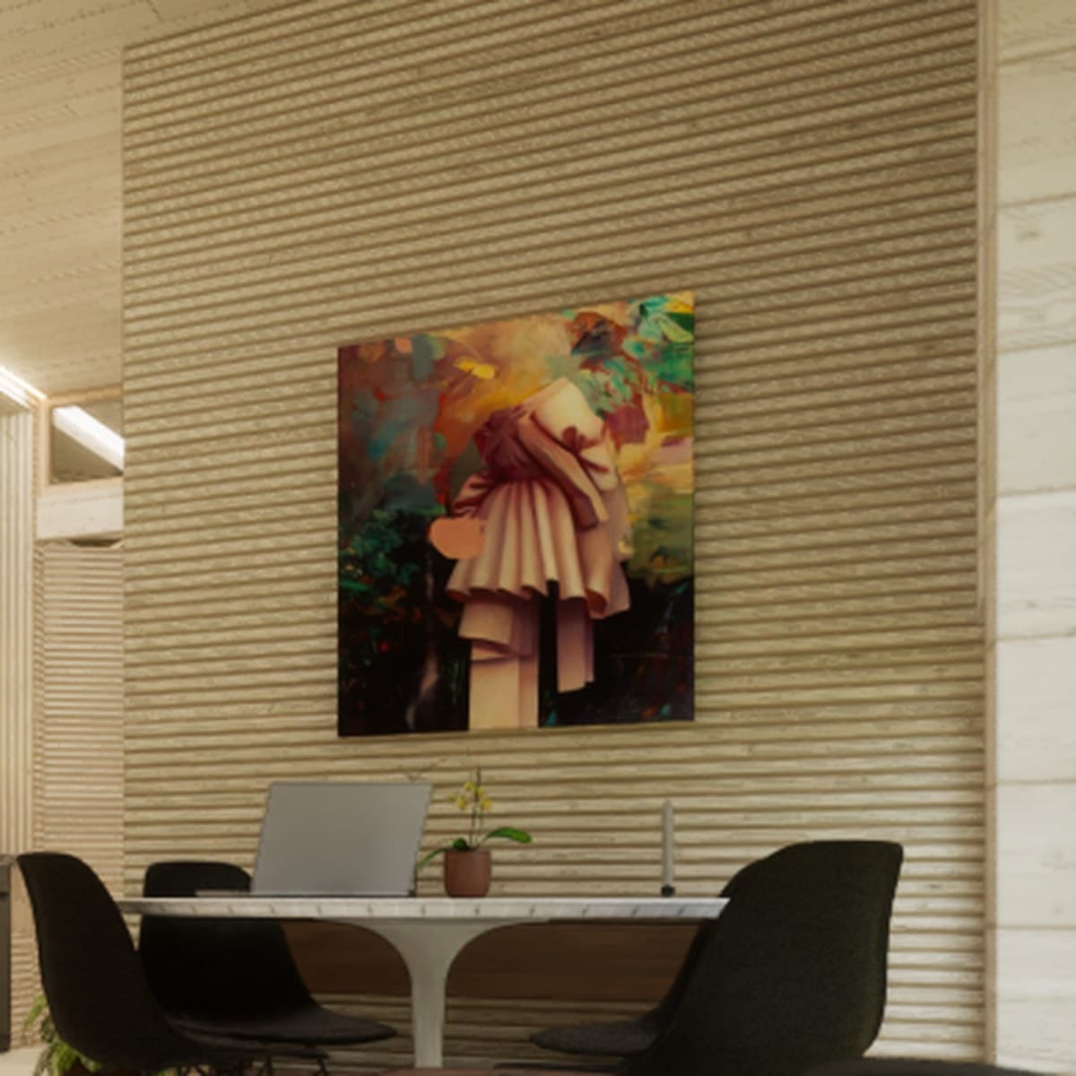 Figure Study, Framed Print, MINKA · Living Room
