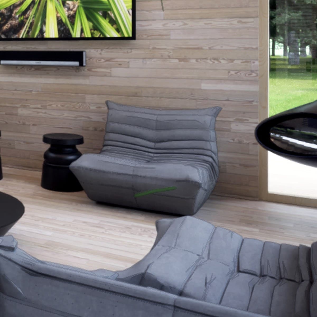 Low Lounge Chair, DOMO · Living Room