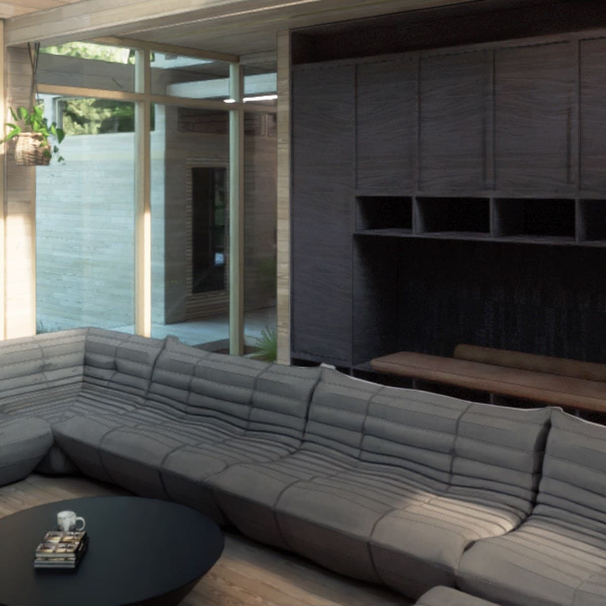 Modular Sectional, DOMO · Living Room