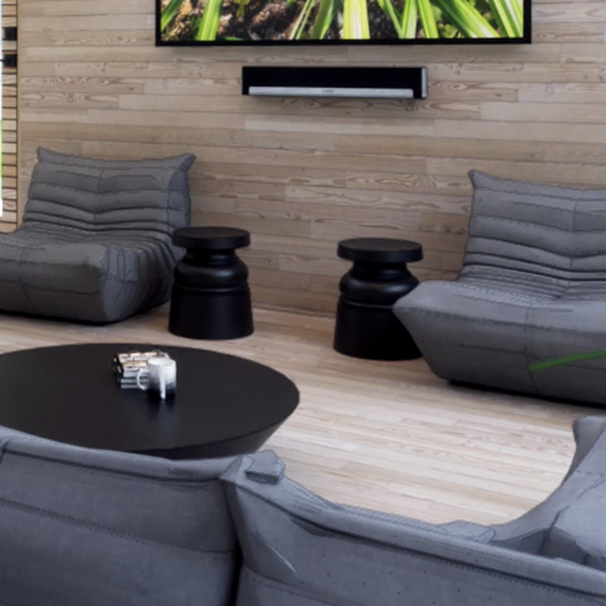 Turned Drum Table, DOMO · Living Room